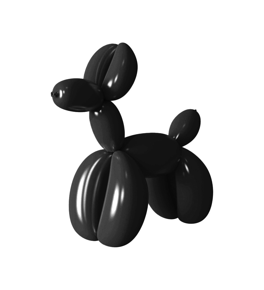 Modelovací balónky černé 30 cm 30 ks