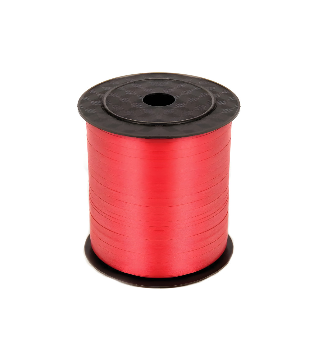 Stuha na balónky červená 200 m