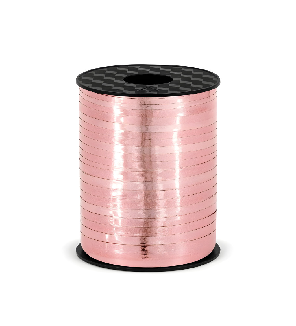 Stuha na balónky rose gold 200 m