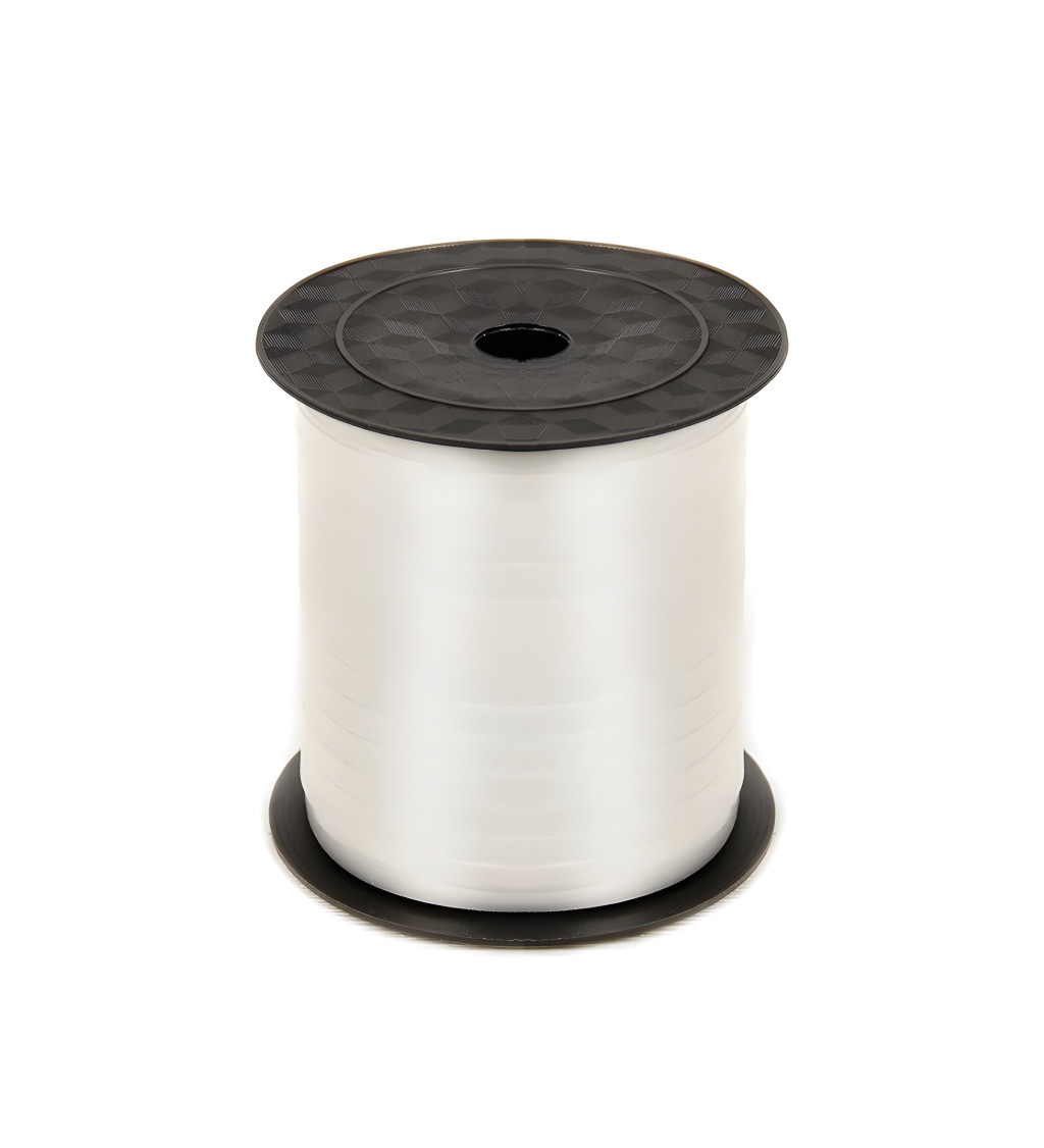 Stuha na balónky bílá 200 m