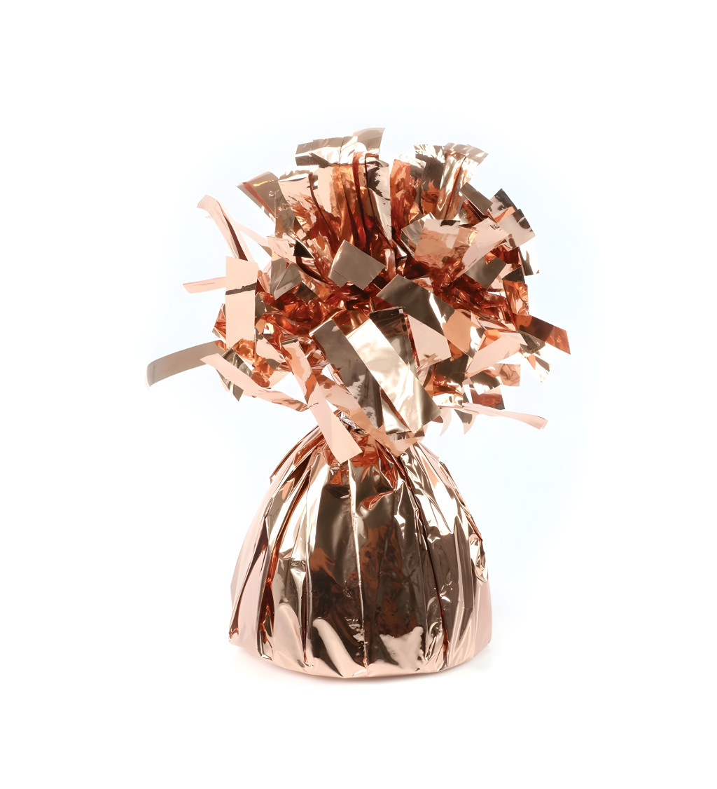Těžítko na balónky rose gold