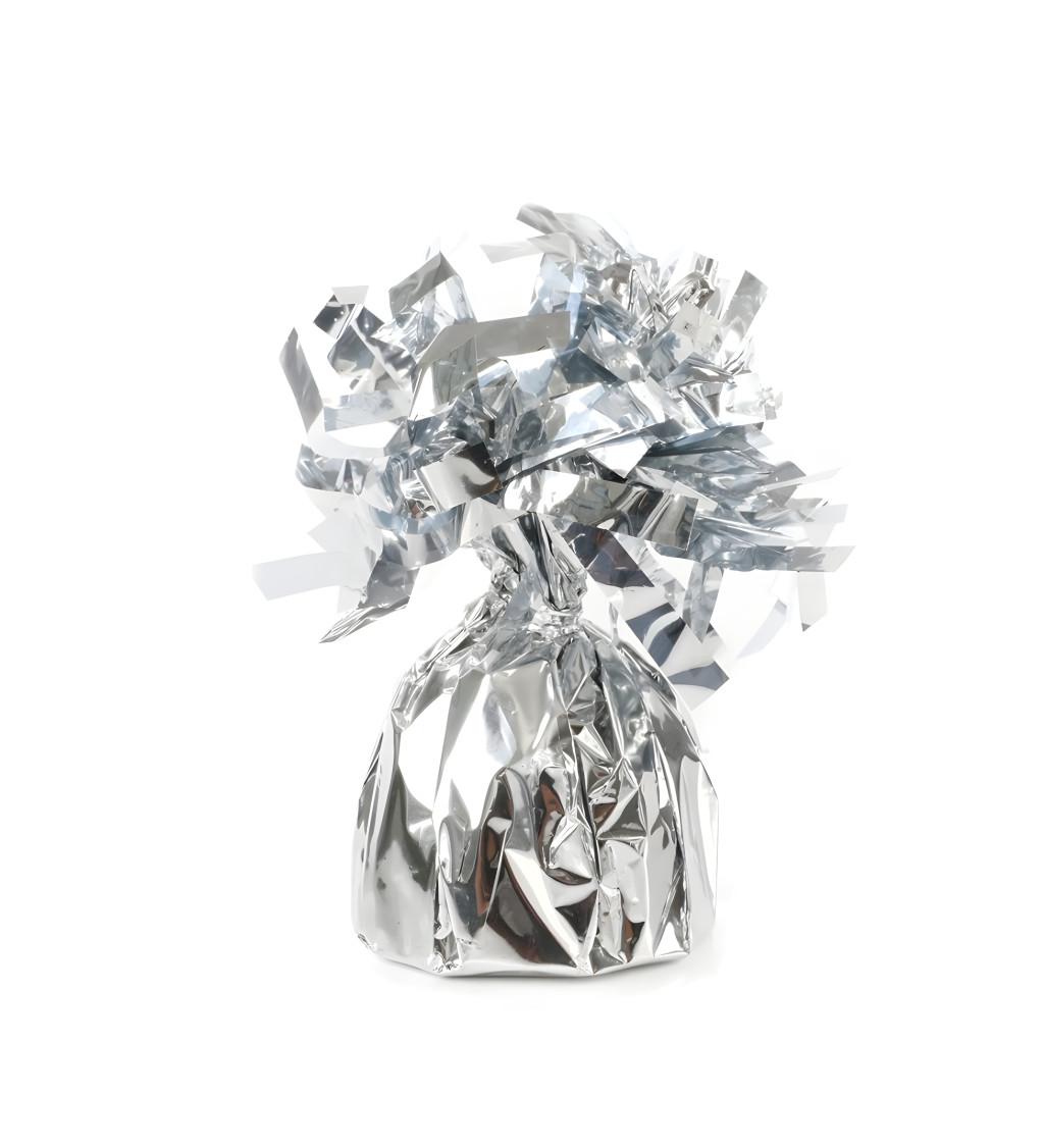 Těžítko na balónky stříbrné