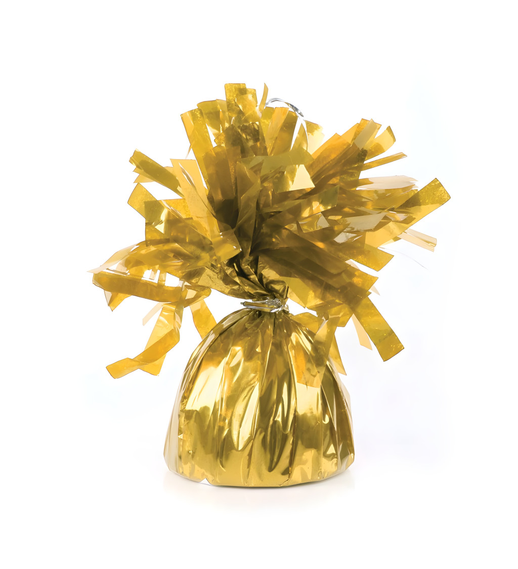 Těžítko na balónky zlaté