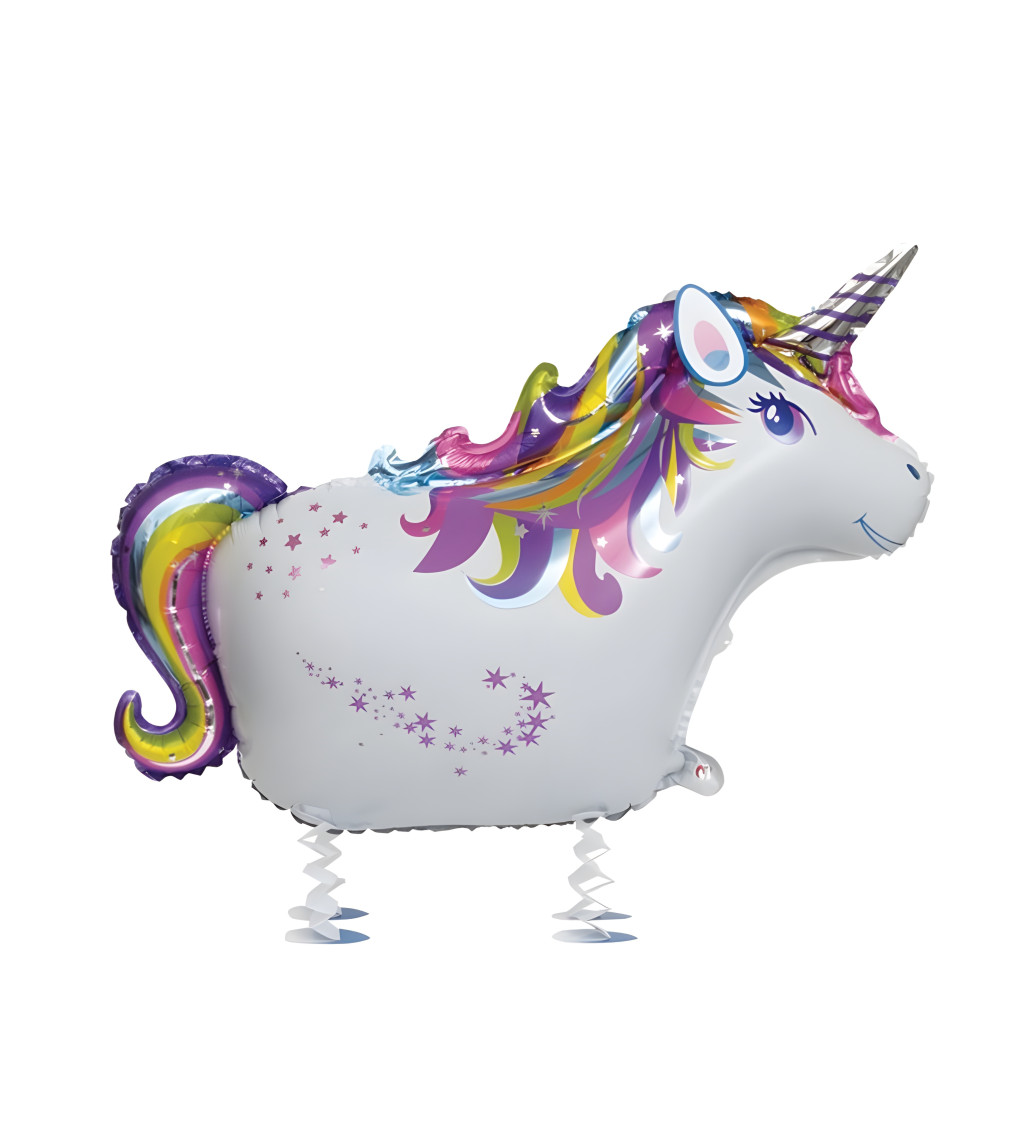 Chodící balónek jednorožec