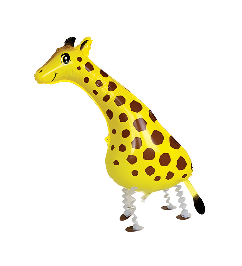 Chodící balónek žirafa