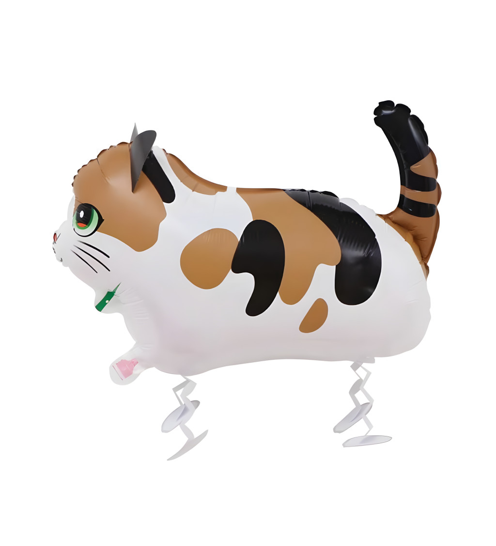 Chodící balónek kočka