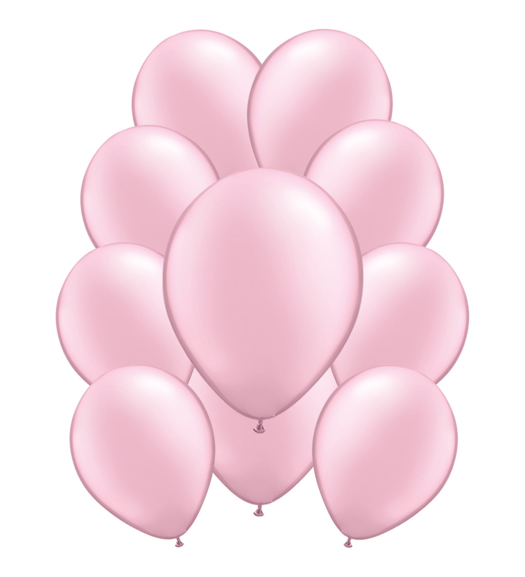 Latexové balónky pastelové baby pink