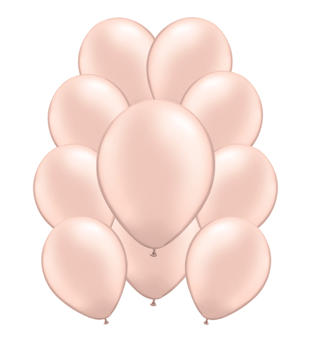 Latexové balónky pastelové broskvové