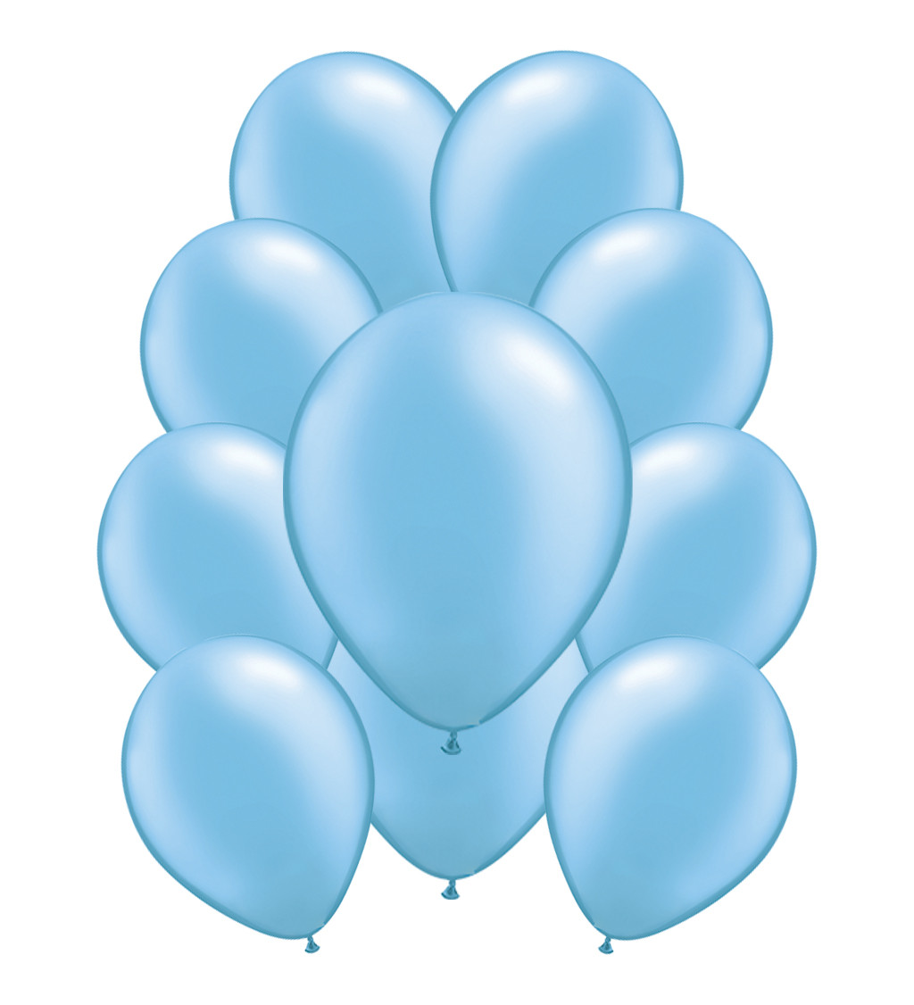 Latexové balónky pastelové baby blue