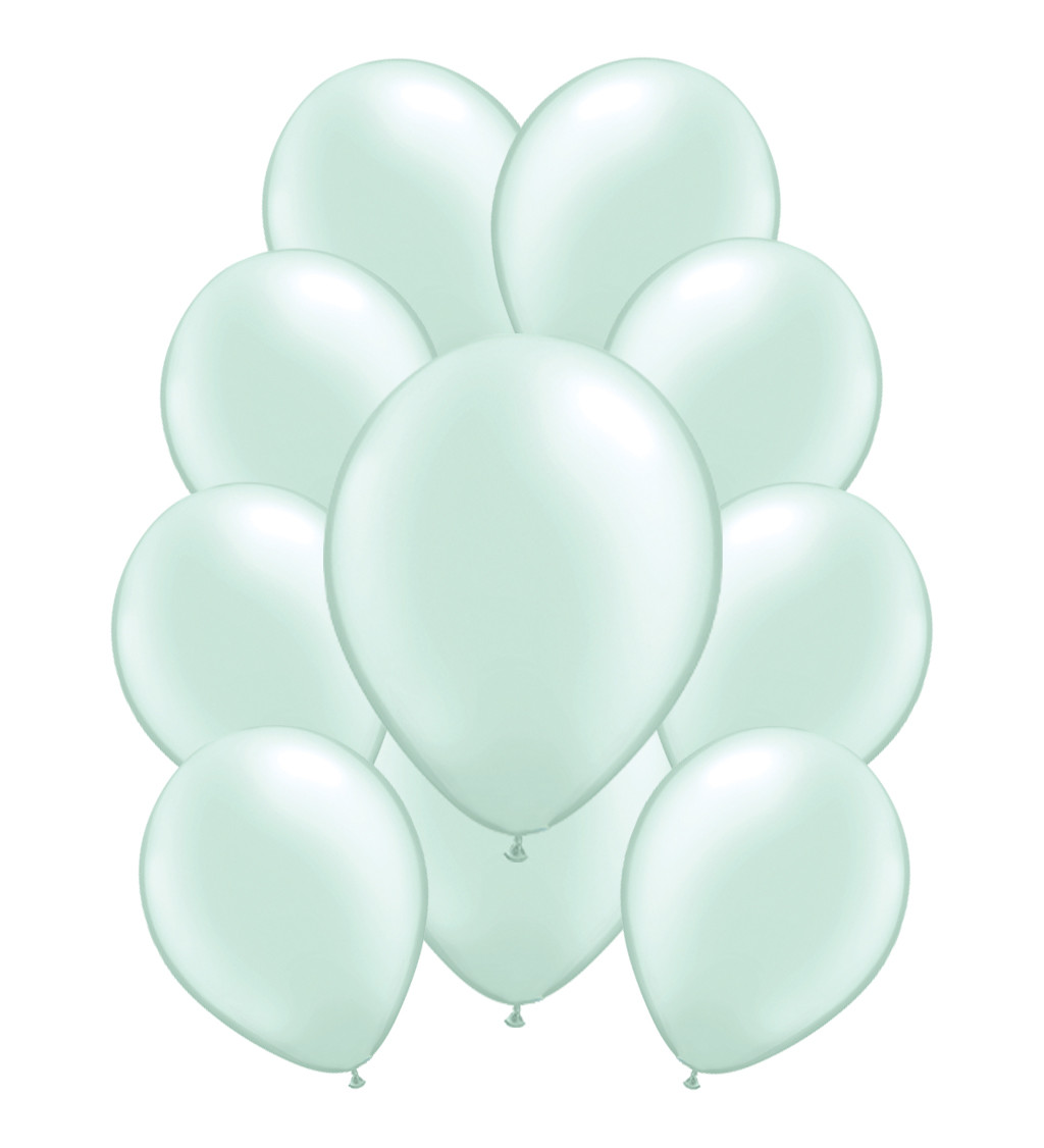 Latexové balónky pastelové baby green