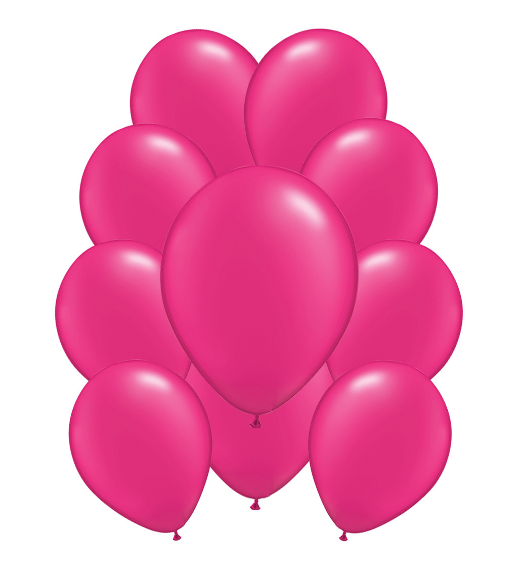 Latexové balónky pastelové tmavě růžové