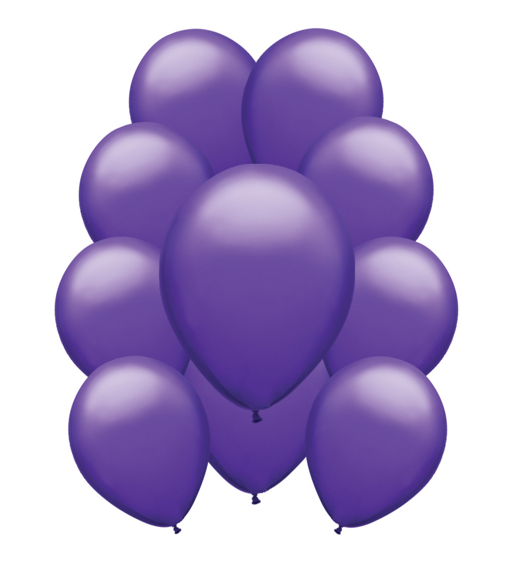 Latexové balónky pastelové tmavě fialové