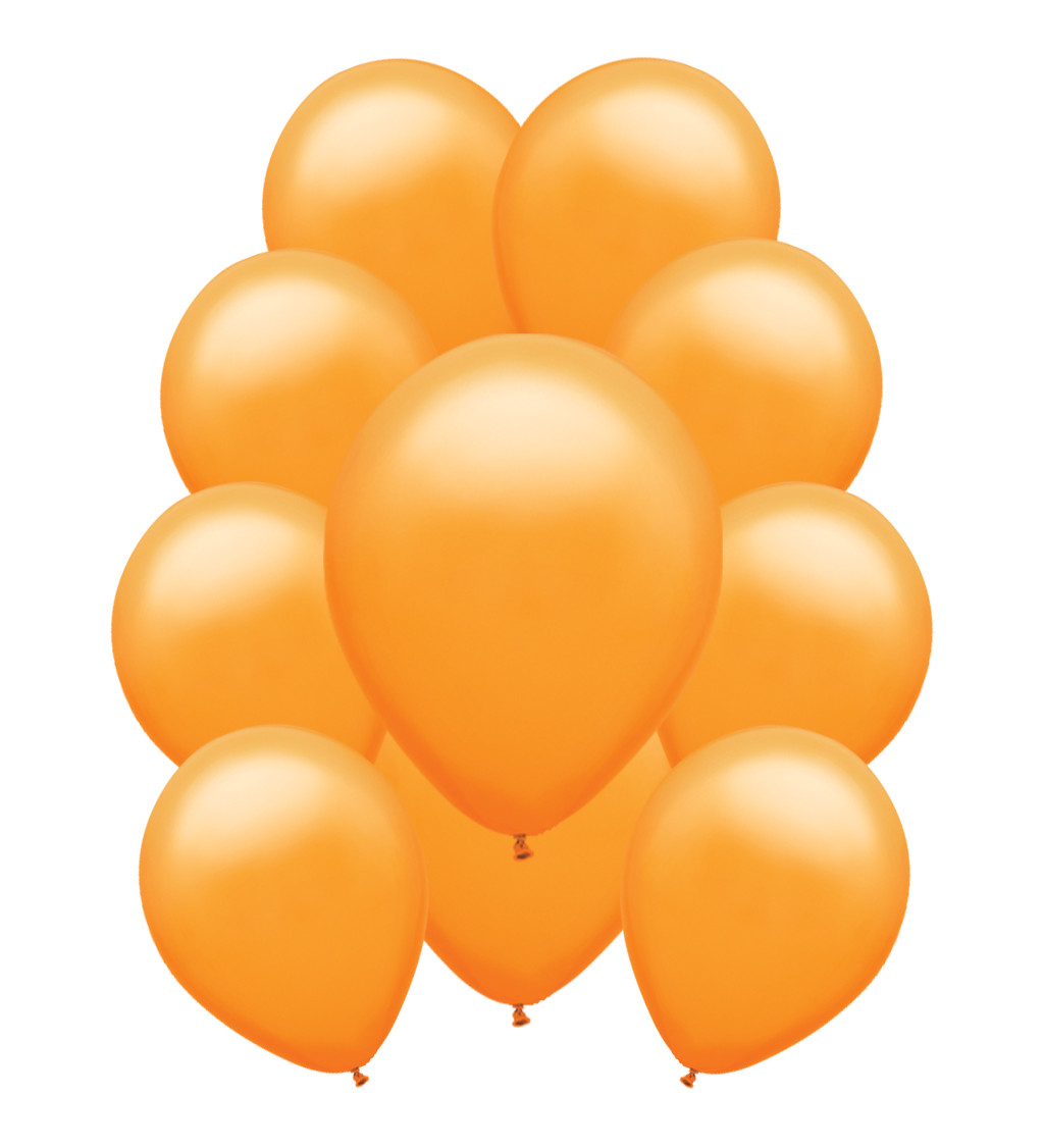 Latexové balónky pastelové oranžové