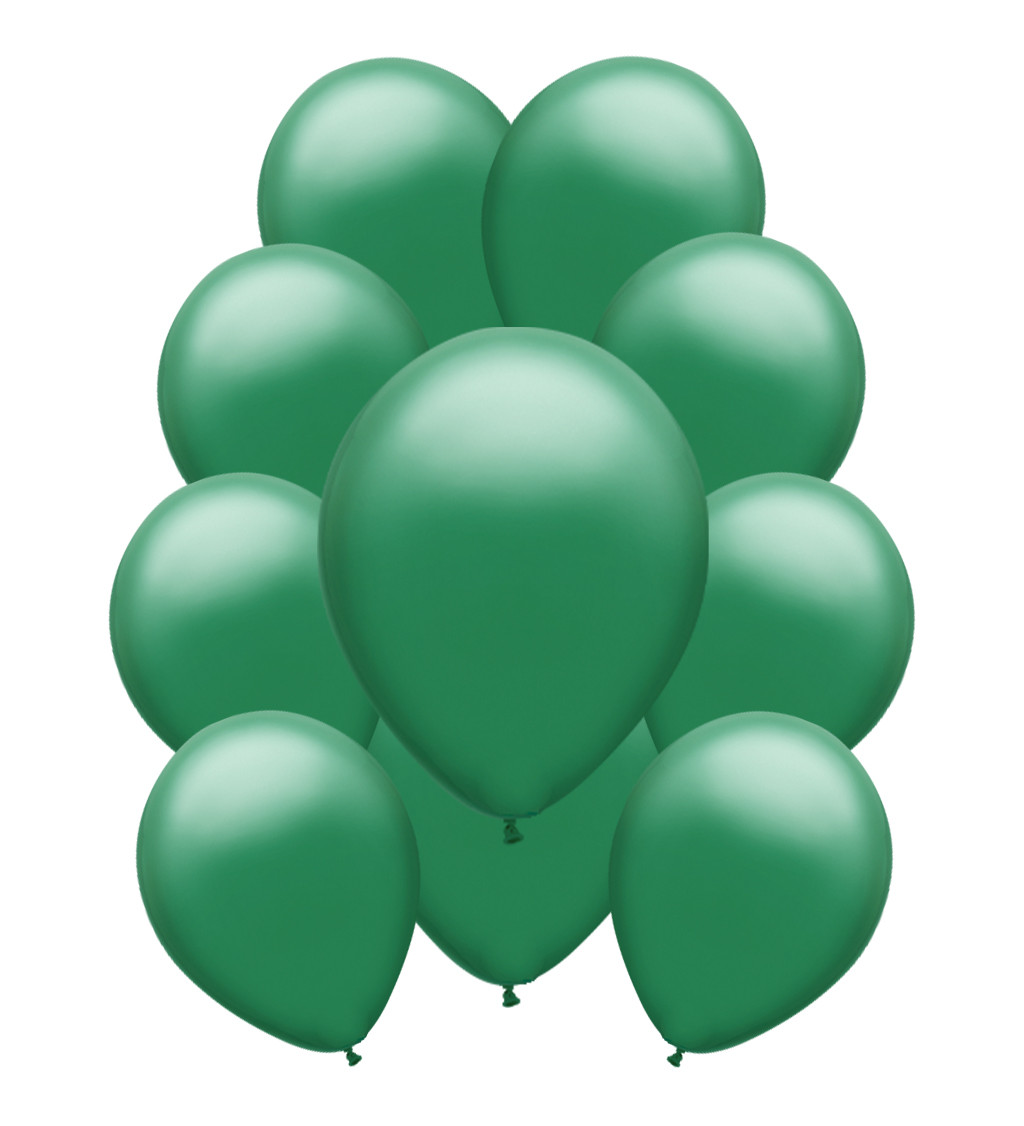 Latexové balónky pastelové tmavě zelené