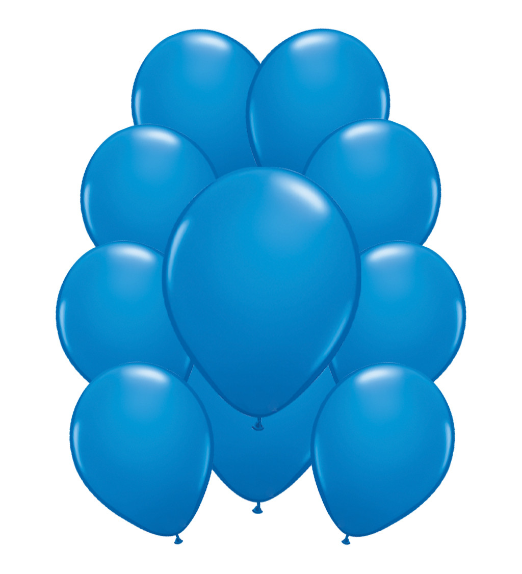 Latexové balónky metalické tmavě modré