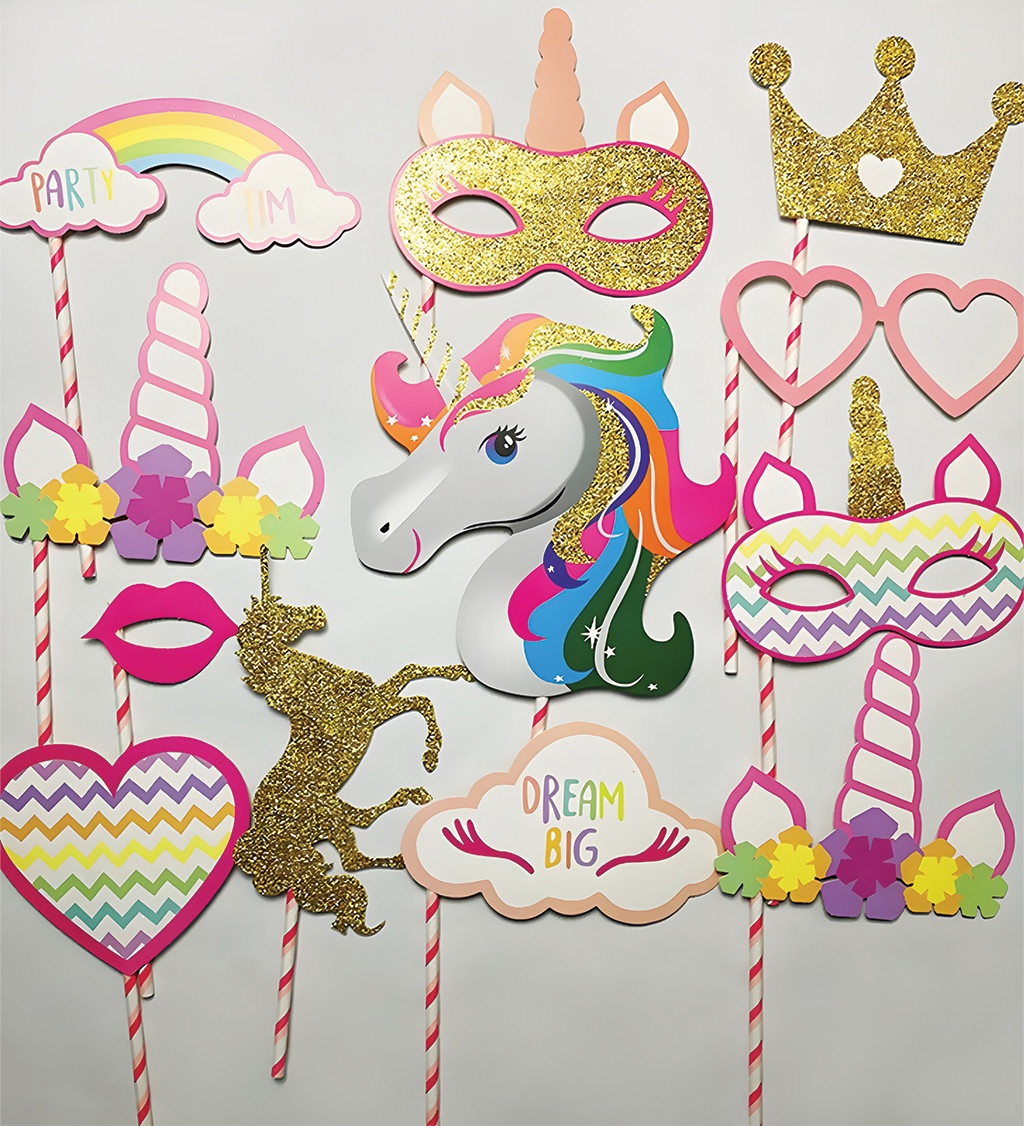 Sada do fotokoutku jednorožci