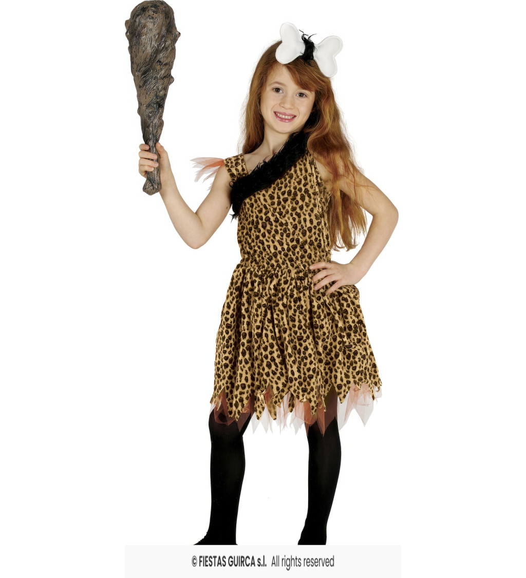 Dětský kostým Jeskynní holčička