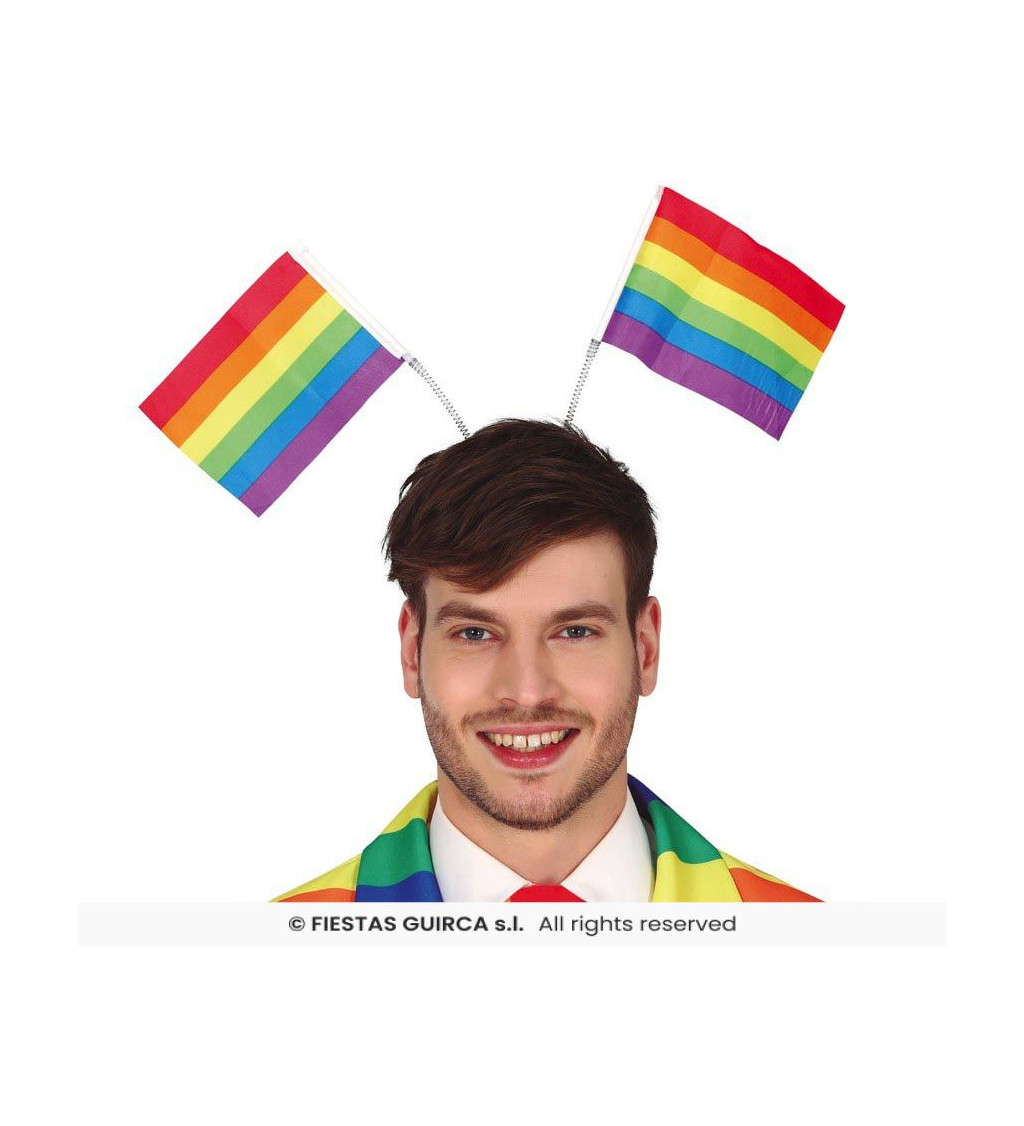 Čelenka duhové vlajky