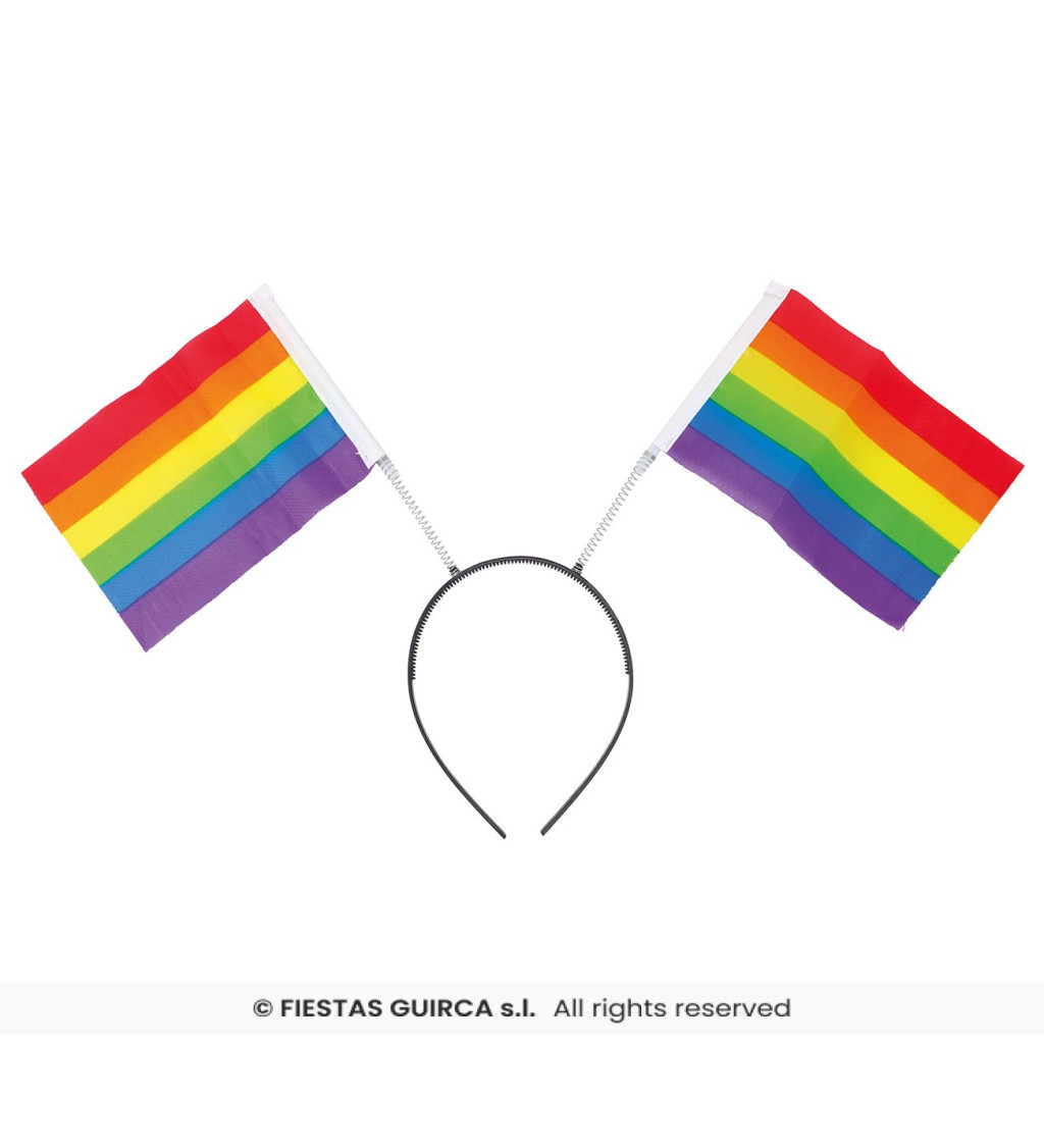 Čelenka duhové vlajky