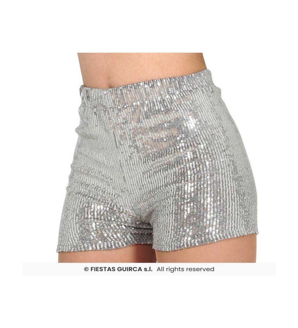 Stříbrné šortky