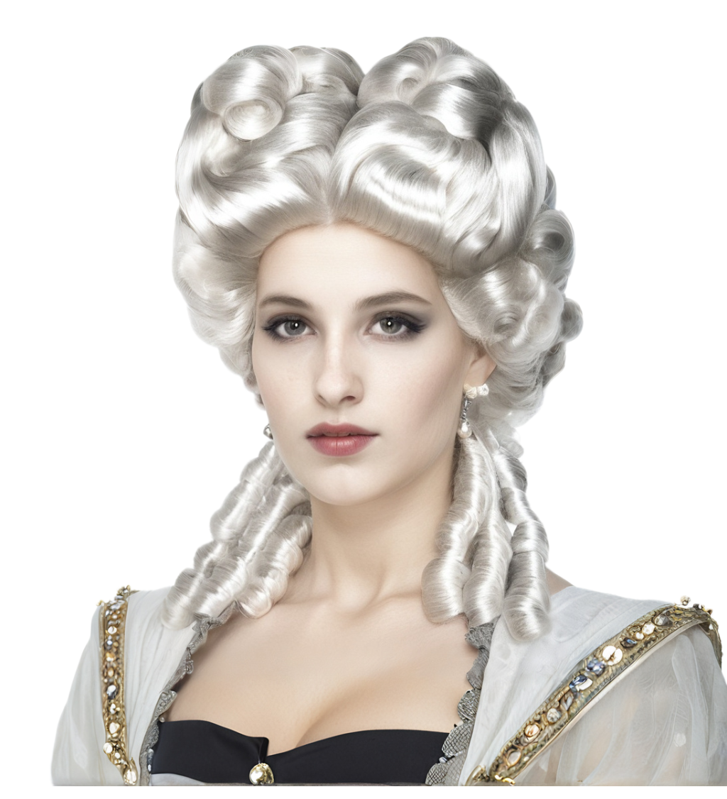 Dámská paruka - barokní královna