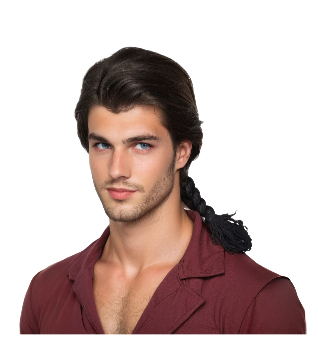 Pánská paruka - mořeplavec