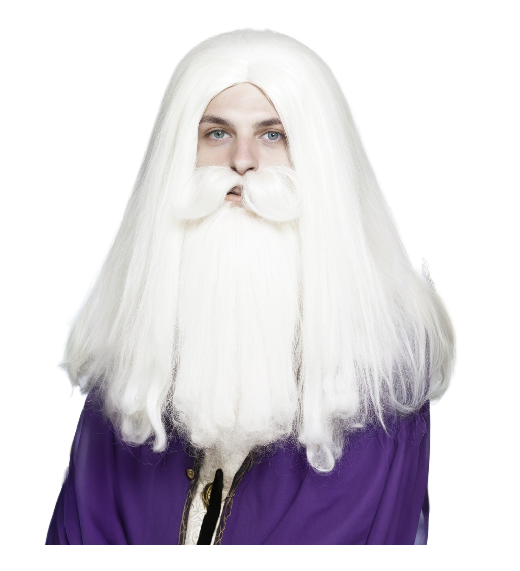 Pánská paruka - čaroděj