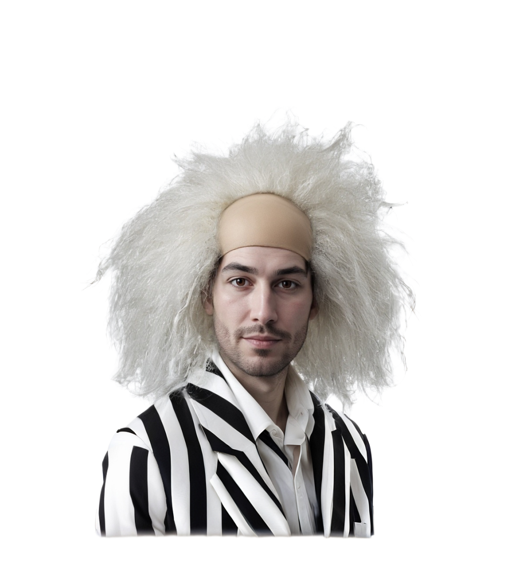 Pánská paruka - šílený vědec