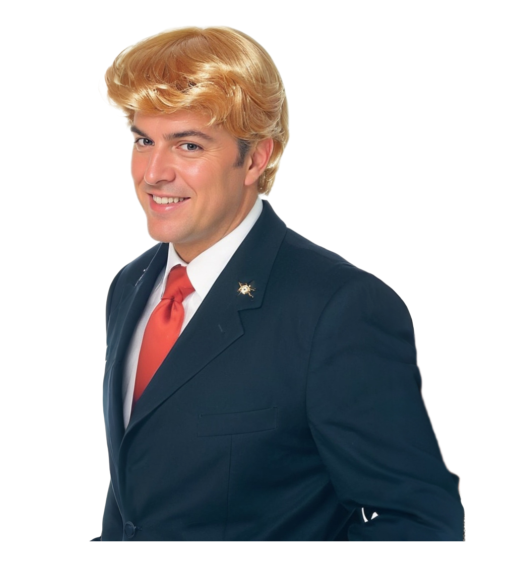 Pánská paruka - Patriotický politik