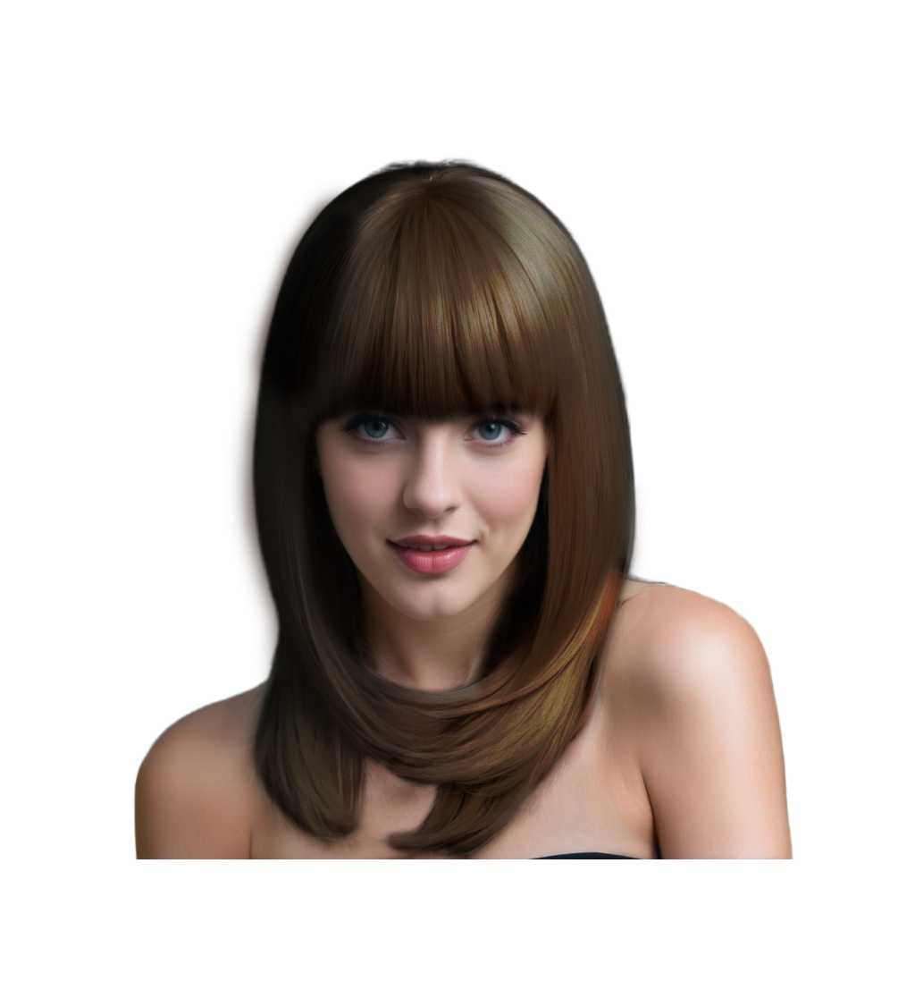 Dámská paruka - Zara, hnědá