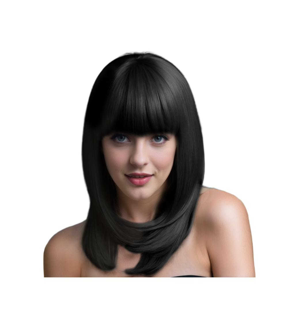 Dámská paruka - Zara, černá