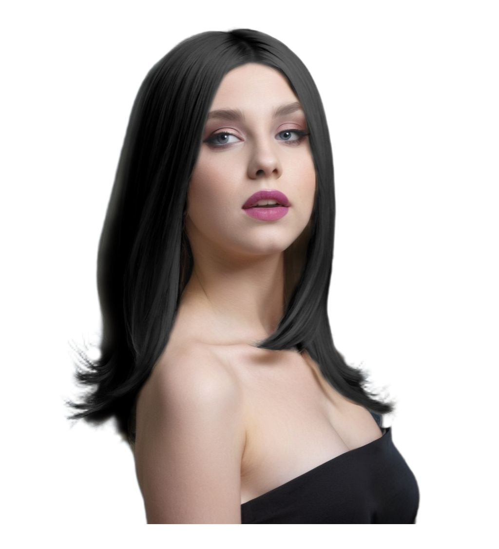 Dámská paruka - Clara, černá