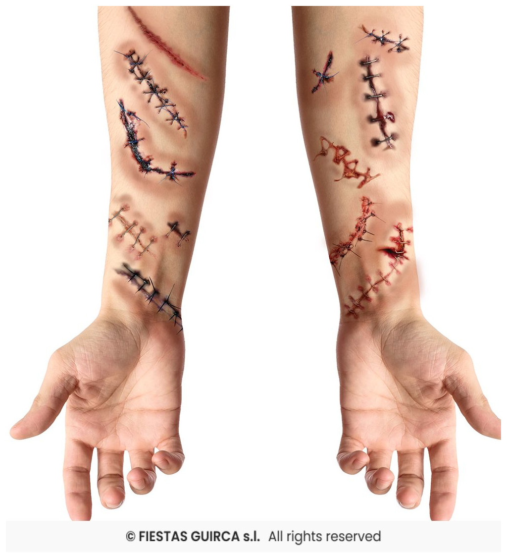 Sada tetování - jizvy