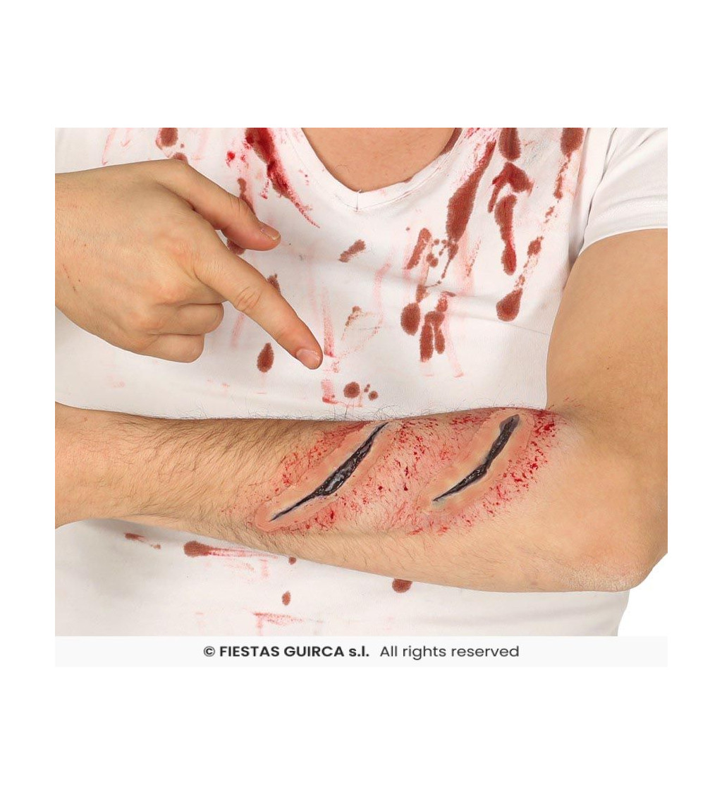 Set 2 latexových jizev