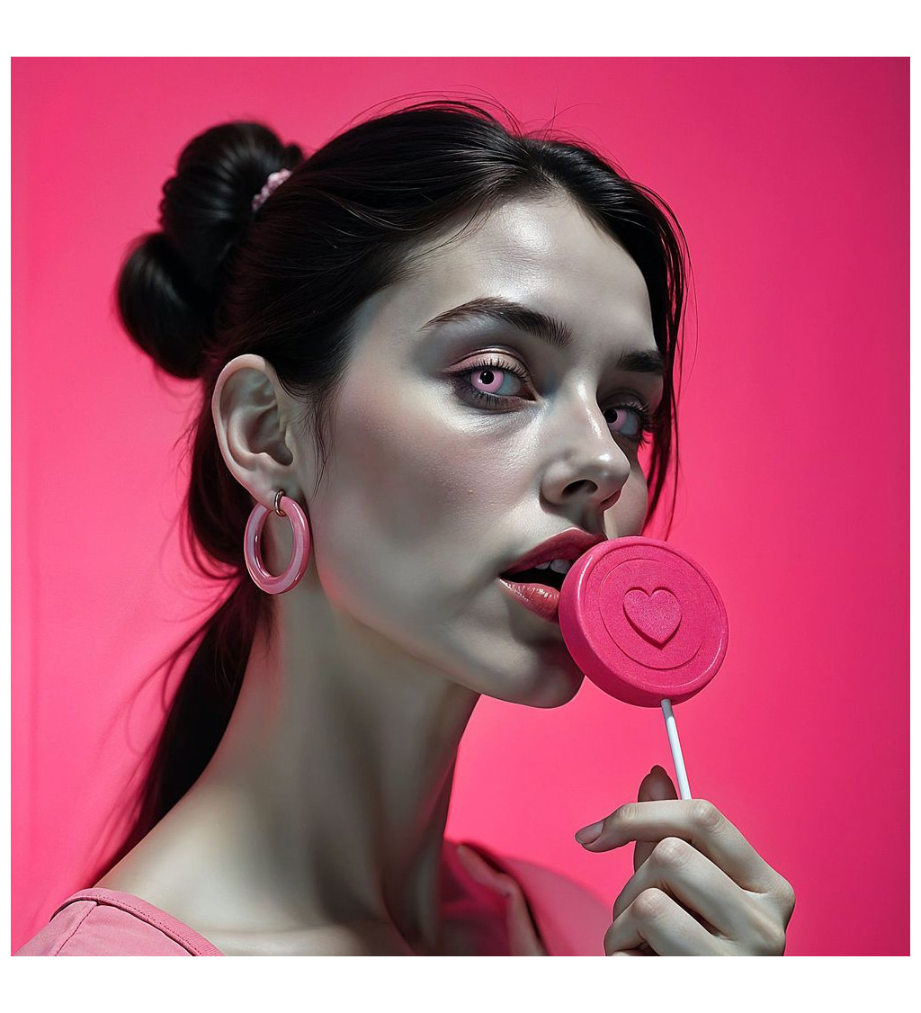 Kontaktní čočky jedodenní Rose Crush