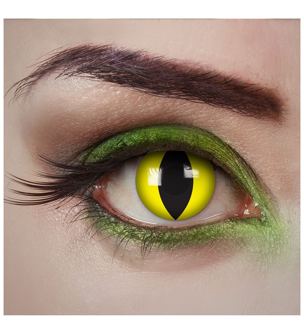 Kontaktní čočky jednodenní Glowing Wildcat