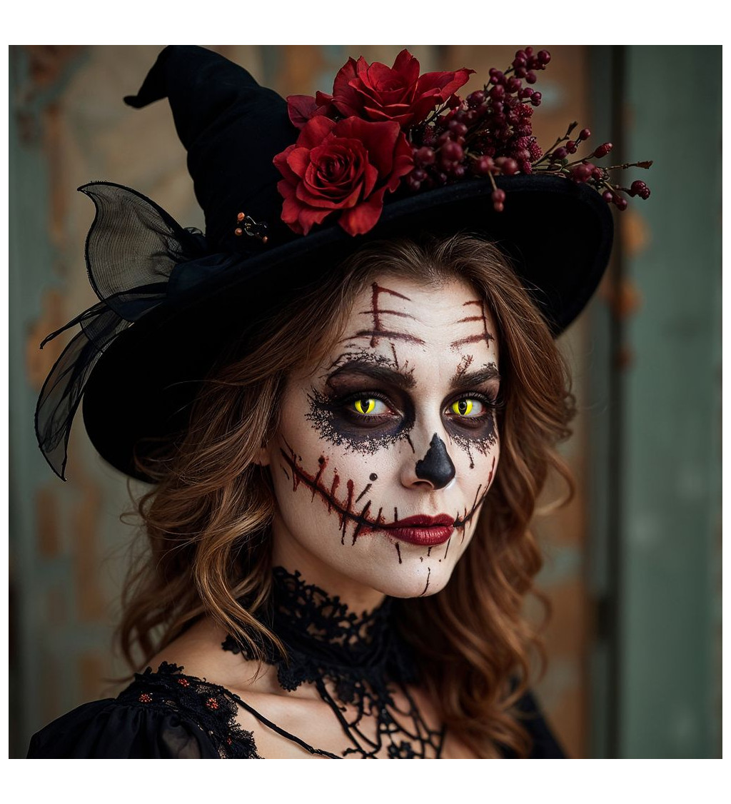 Kontaktní čočky jednodenní Glowing Wildcat