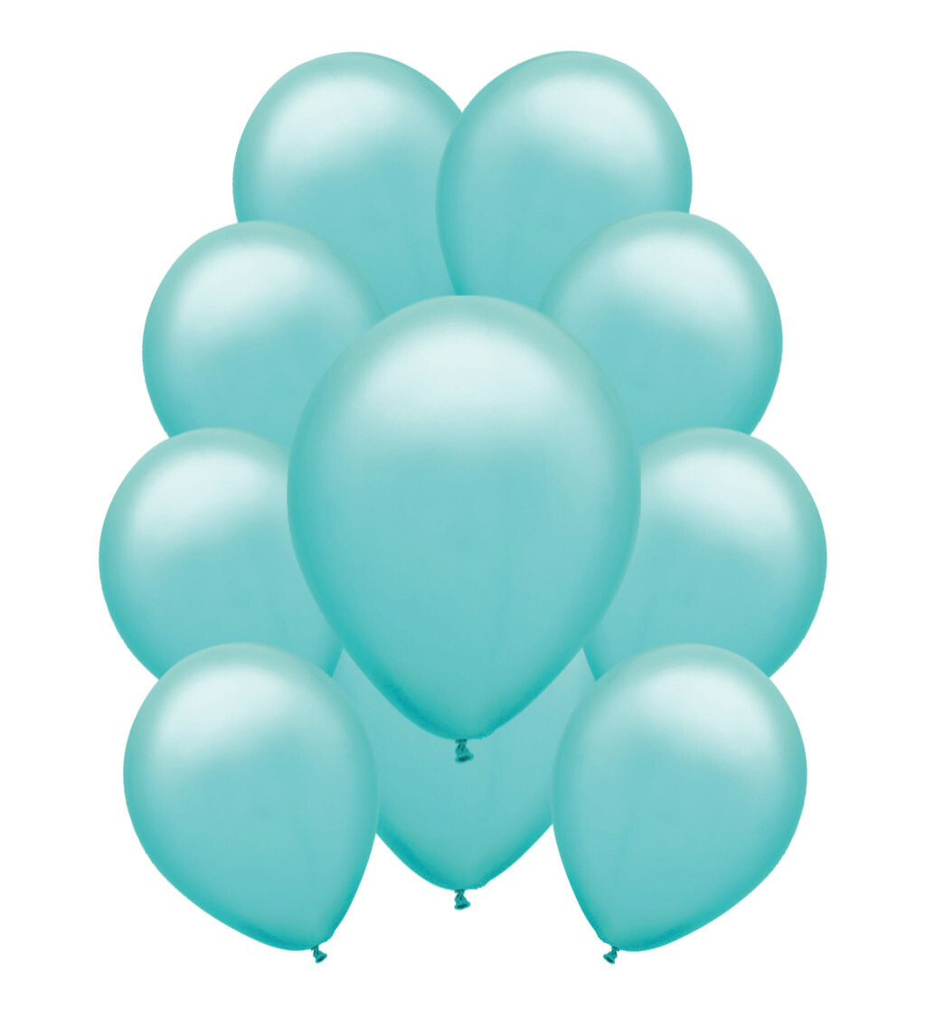Latexové balónky pastelové tyrkysové