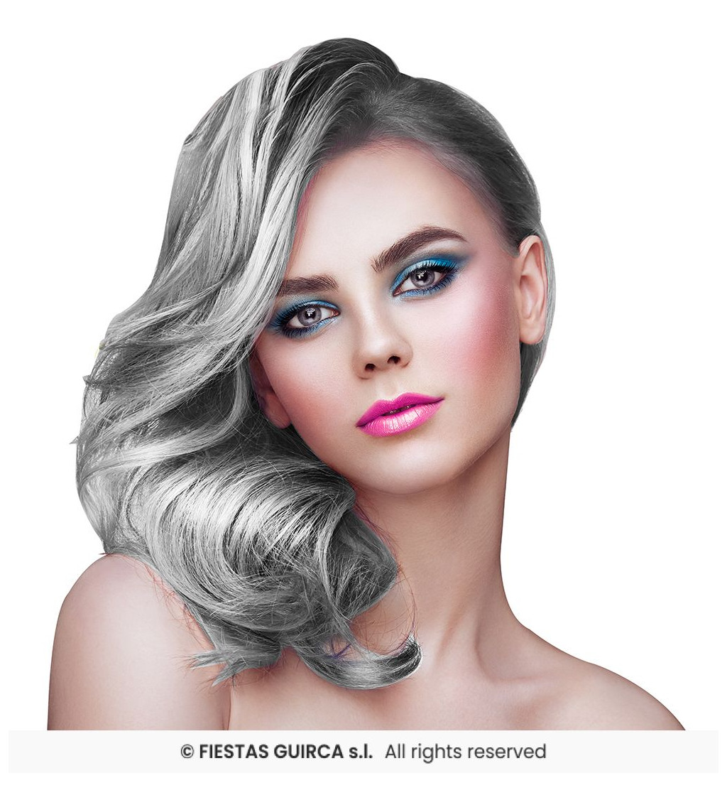 Sprej na vlasy stříbrný