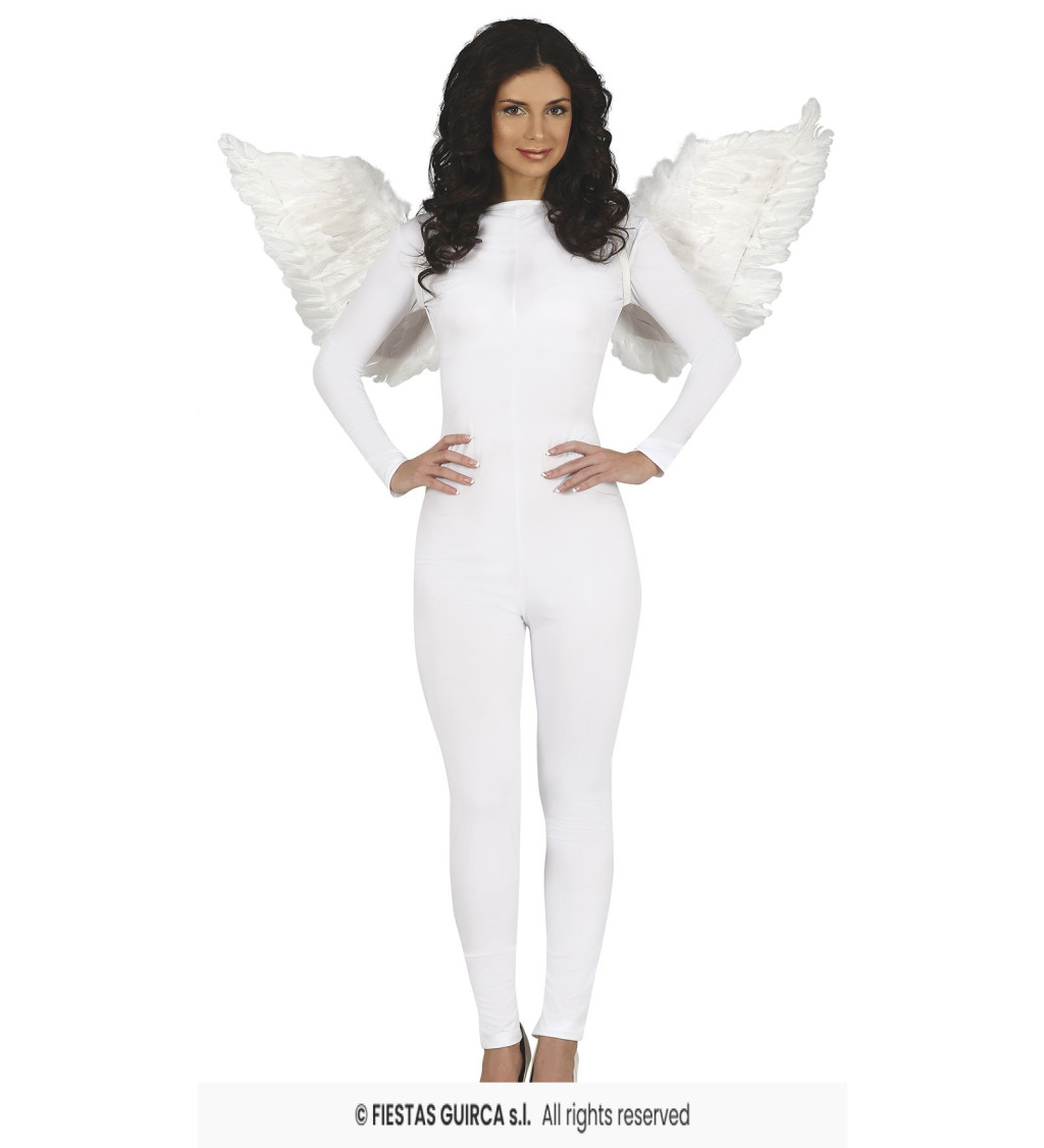 Bílá andělská křídla