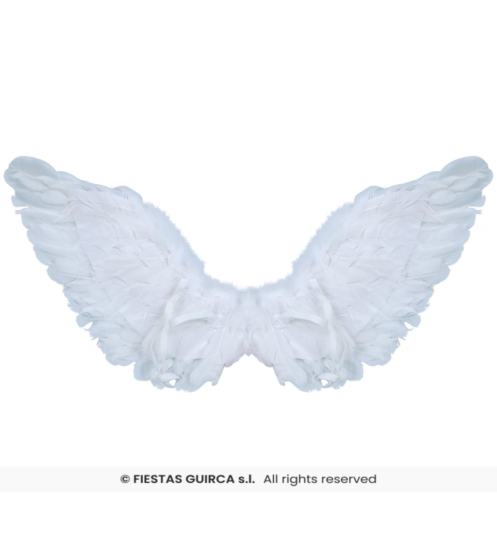 Bílá andělská křídla