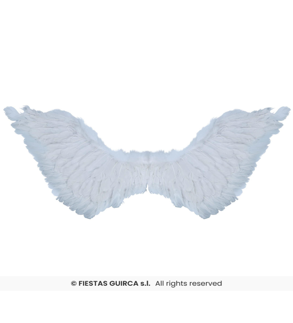 Bílá andělská křídla