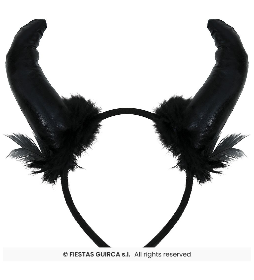 Čelenka s rohy ďábla