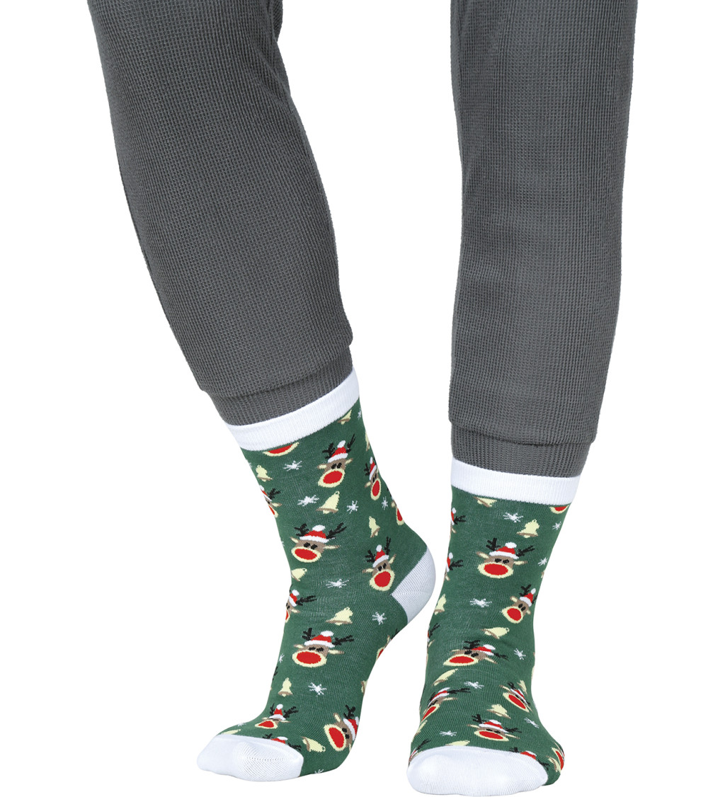 Vánoční ponožky Sobíci