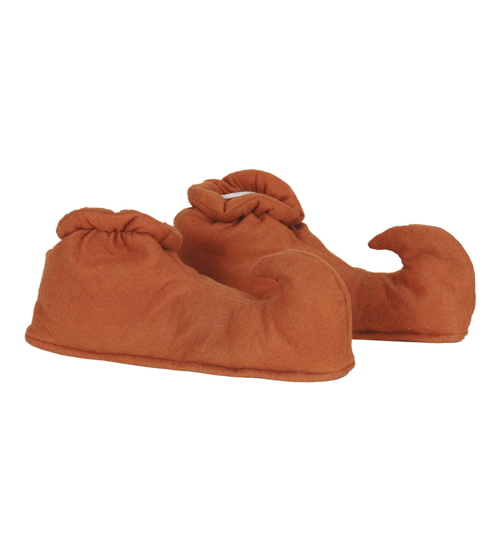 Hnědé dětské elfí boty
