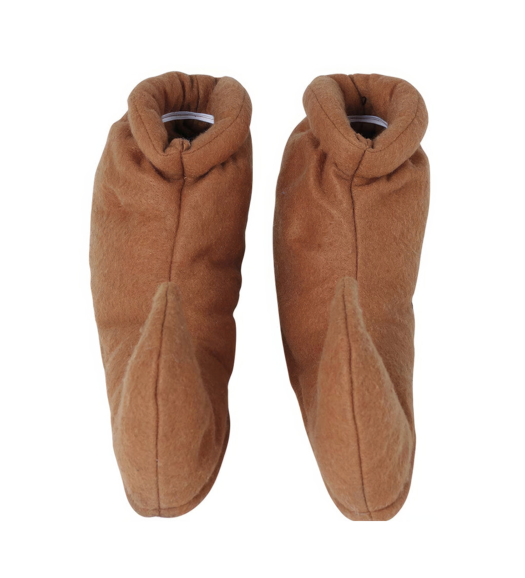 Hnědé dětské elfí boty