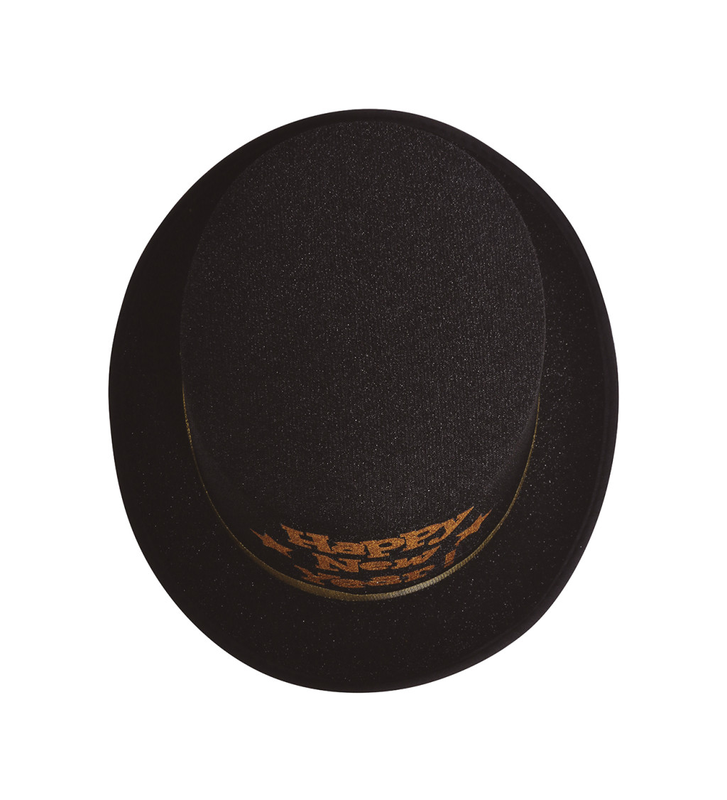 Černý cylindr Happy New Year