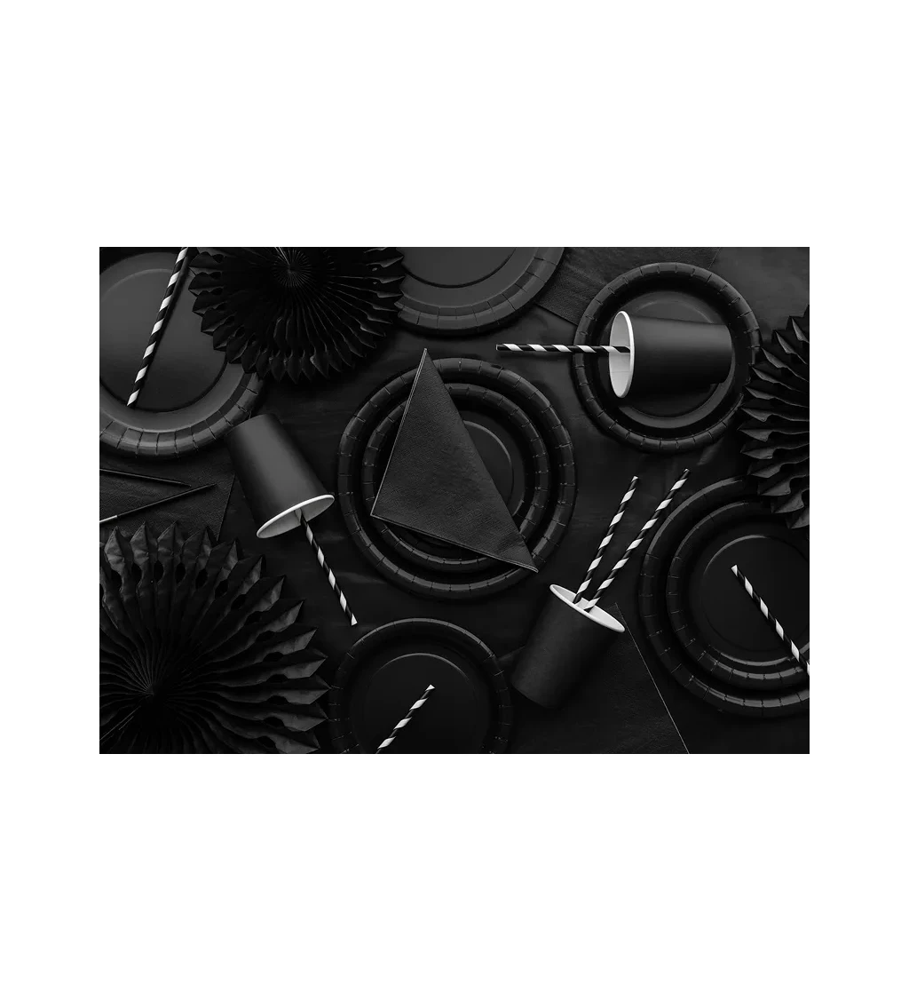 Papírové kelímky černé