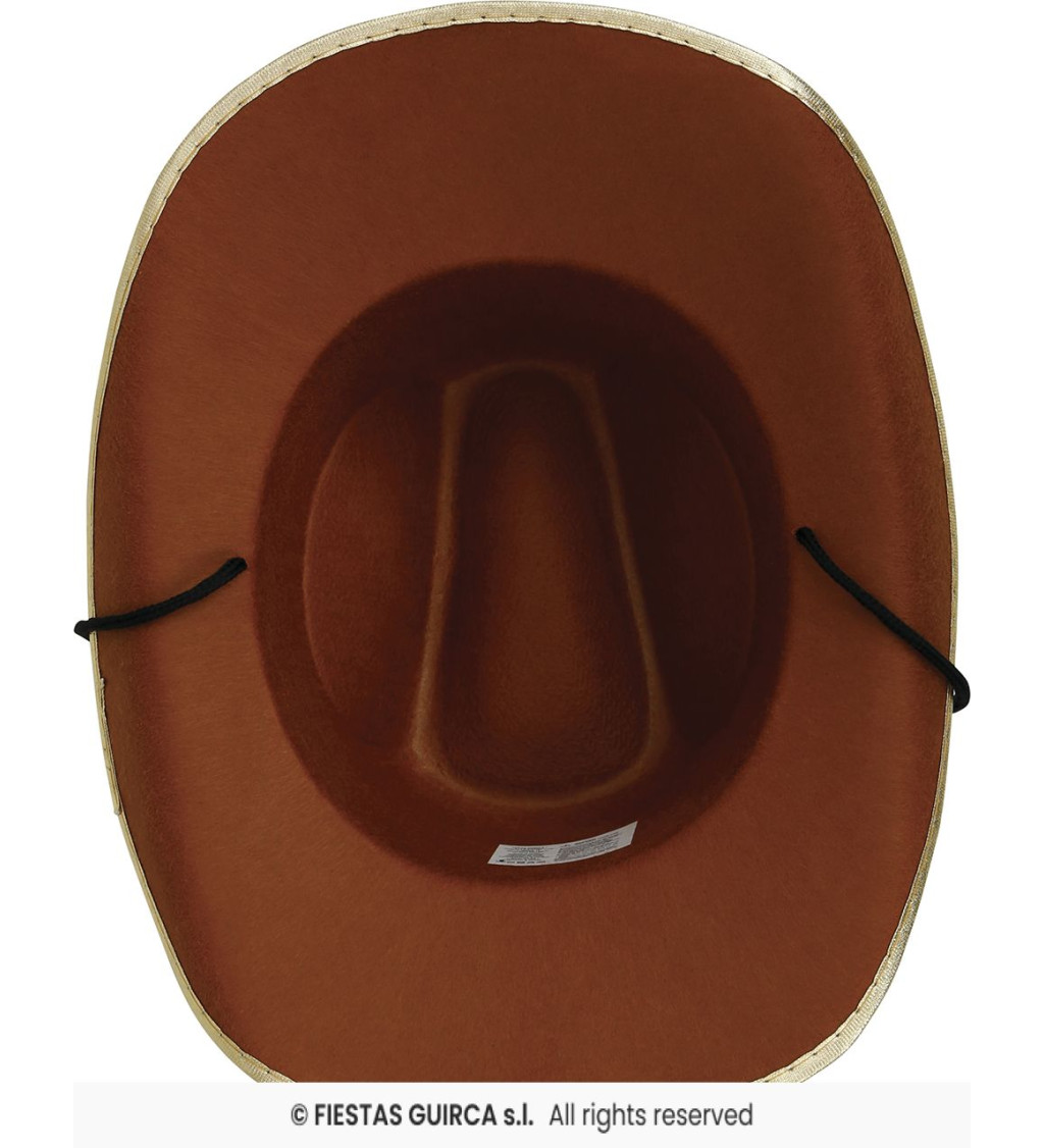 Kovbojský klobouk hnědý