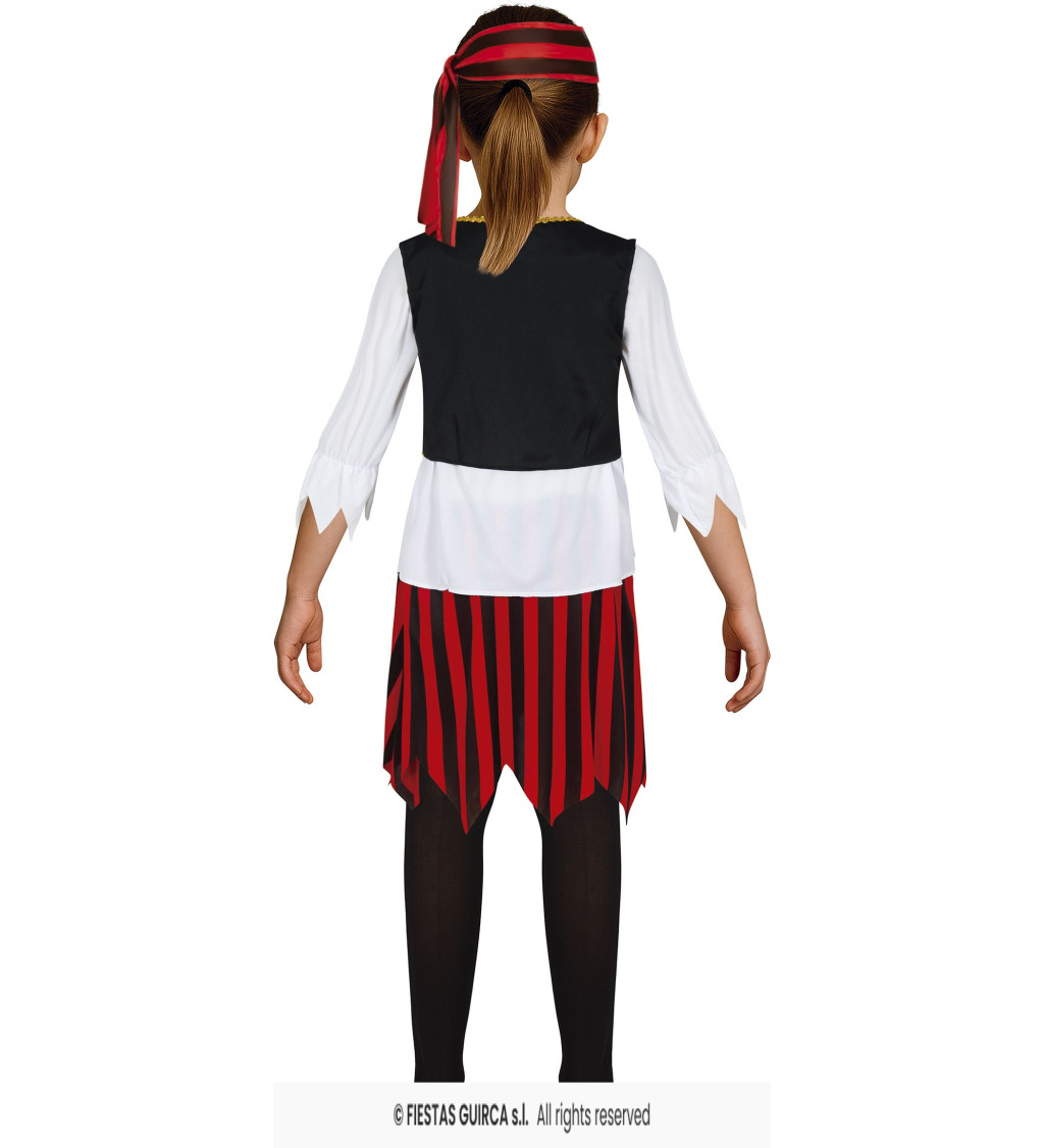 Dětský kostým Pirátka